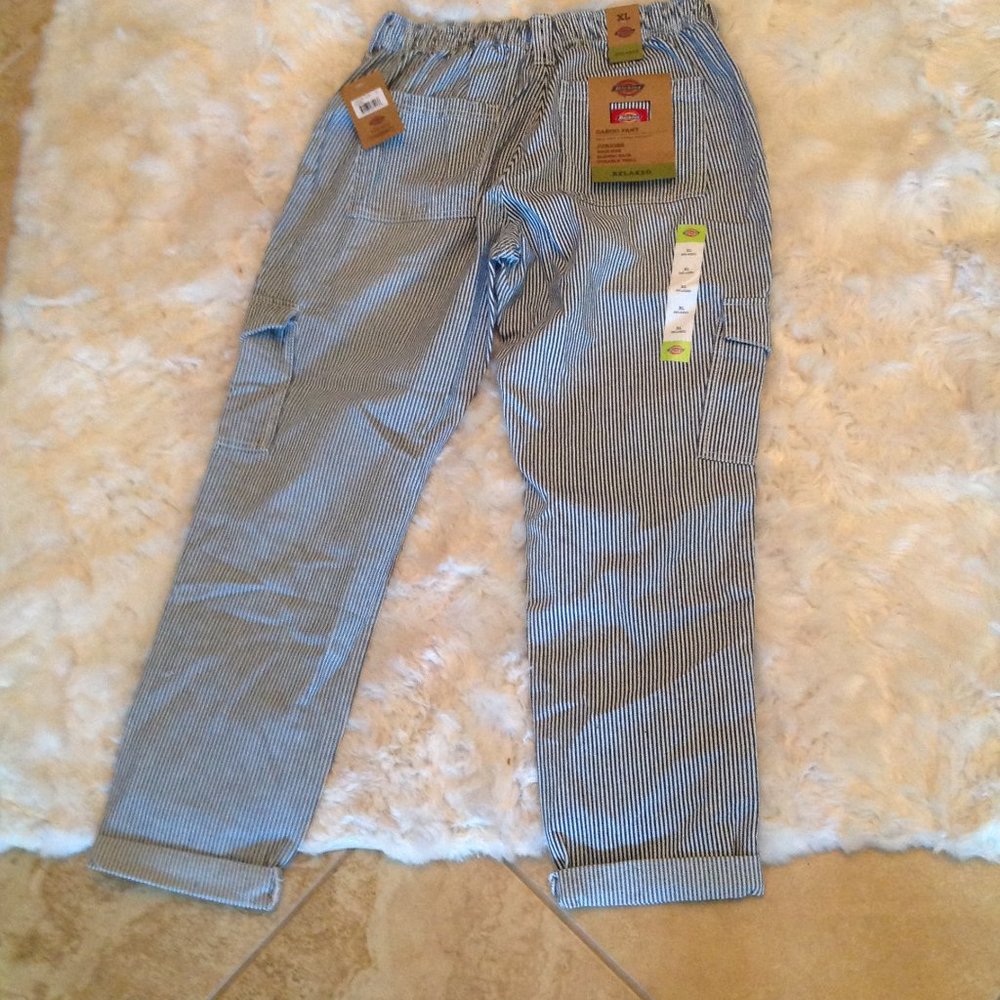 Hot Topic Dickies Girl vintage   striped pants size XL new